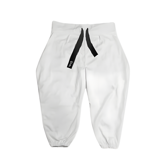 White Anime Gym Pants